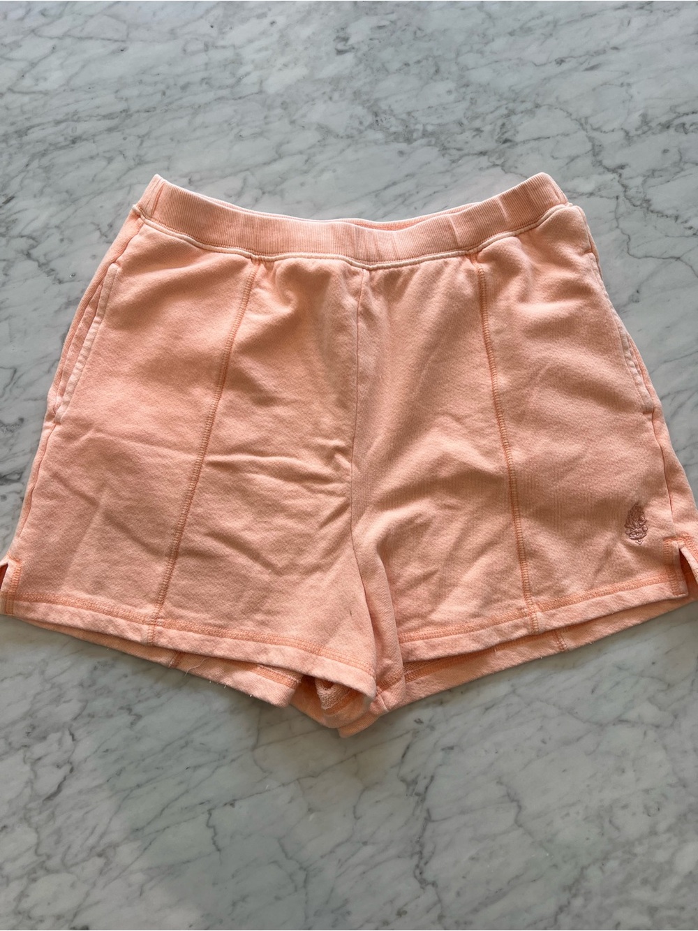 Free People Peach Terry Athletic Shorts